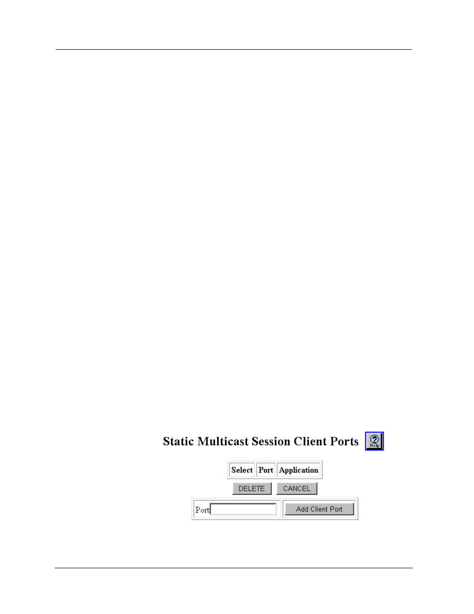 Creating static client ports, Deleting static multicast sessions using the cli, Creating static client ports using the web agent | Avaya Cajun P882 User Manual | Page 443 / 605