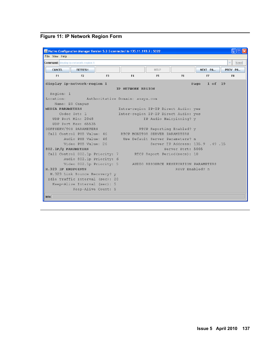 Figure 11 | Avaya 1600 Series User Manual | Page 137 / 142