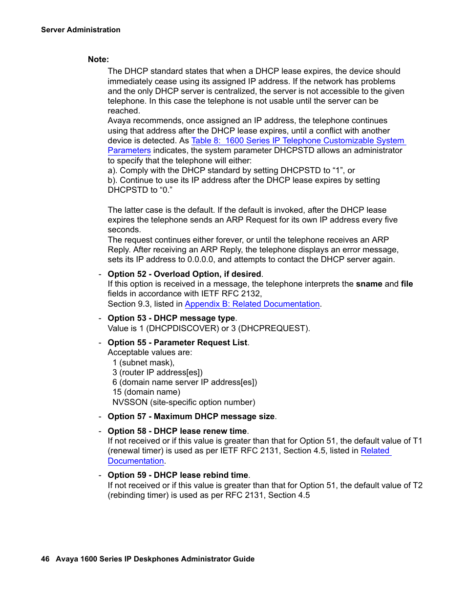 Avaya 1600 Series User Manual | Page 46 / 142