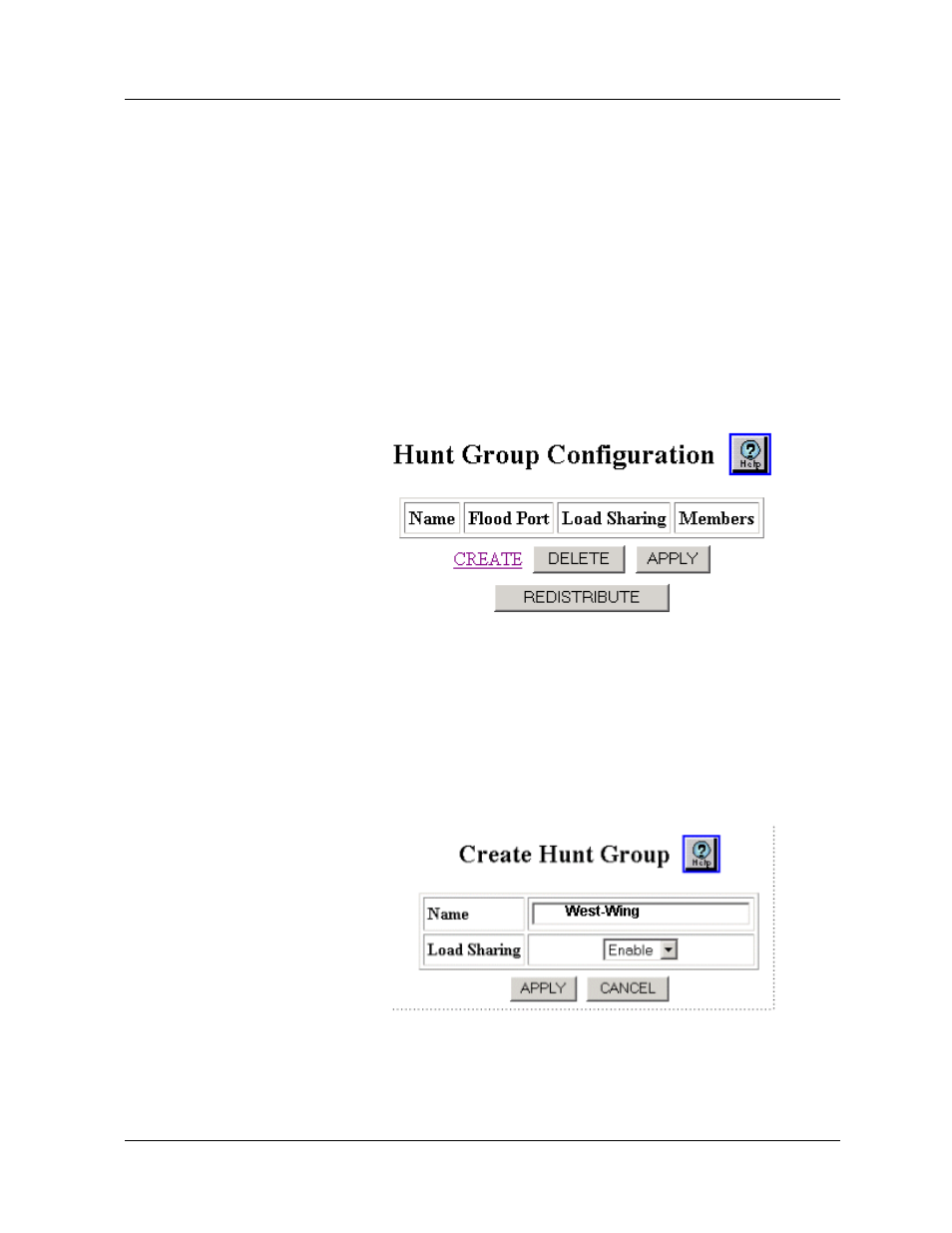 Creating hunt groups, Creating hunt groups -36, Using the web agent | Avaya P580 User Manual | Page 166 / 760