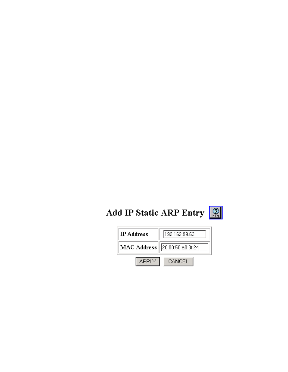 Creating ip static arp entries, Creating ip static arp entries -45, Using the cli | Creating ip static arp entries using the web agent | Avaya P580 User Manual | Page 331 / 760