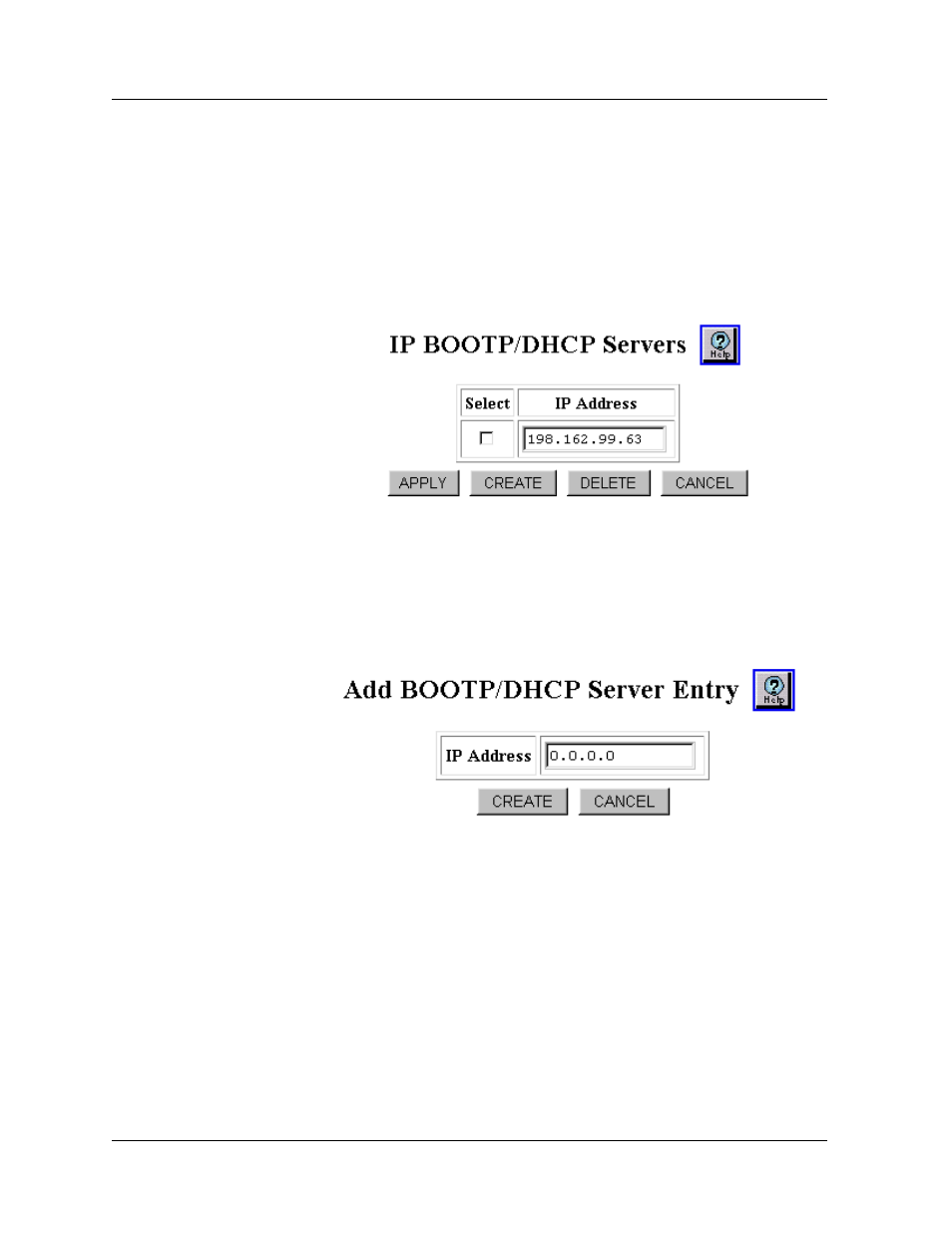 Creating a bootp/dhcp server entry using the cli | Avaya P580 User Manual | Page 333 / 760