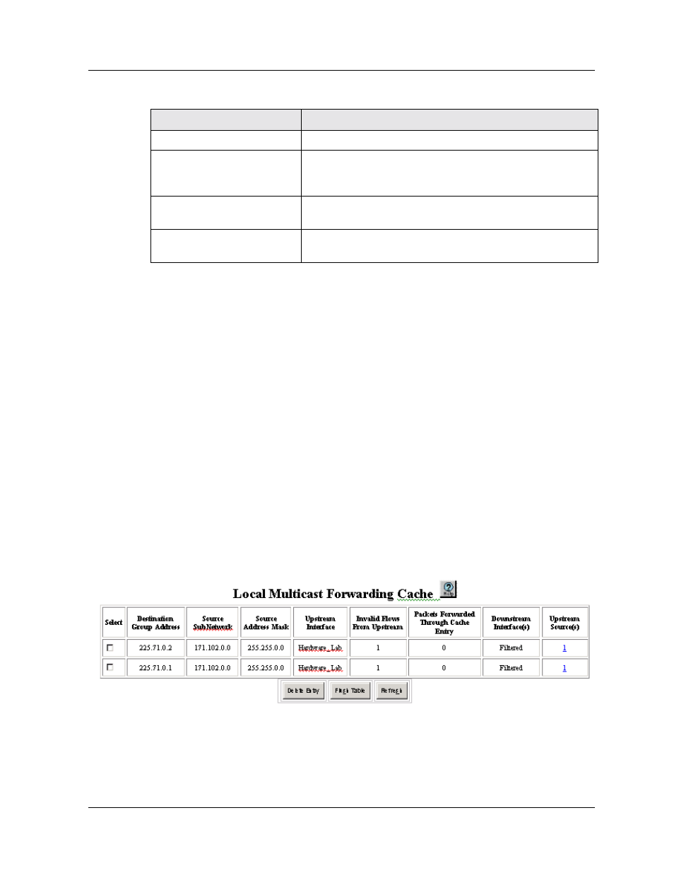 Display the multicast group table from the cli | Avaya P580 User Manual | Page 364 / 760