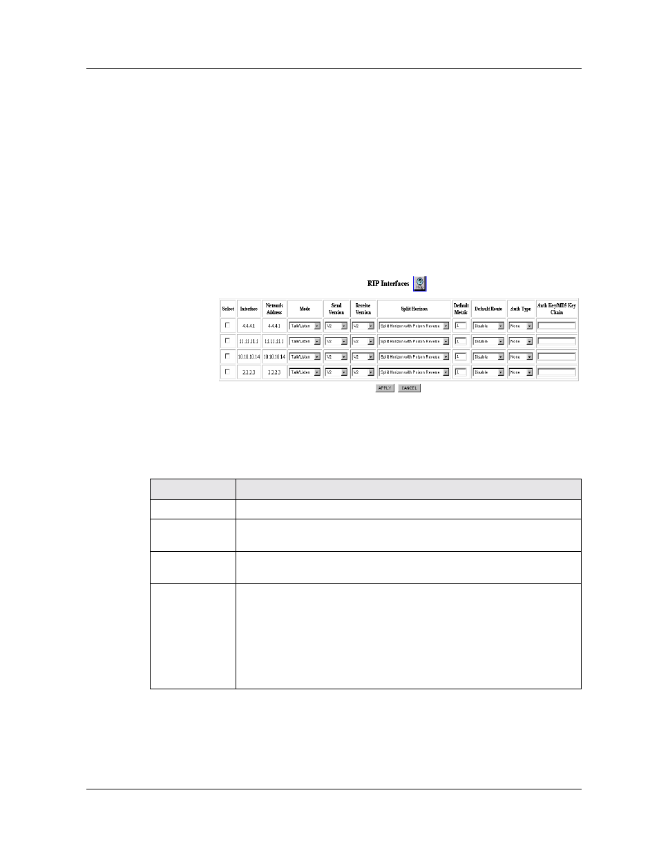 Modifying rip interfaces, Modifying rip interfaces -4, Using the web agent | Avaya P580 User Manual | Page 408 / 760