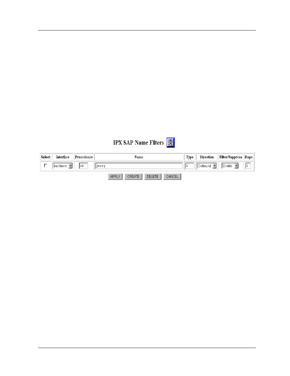 Creating ipx sap name filters, Creating ipx sap name filters -4, Creating ipx sap name filters using the web agent | Avaya P580 User Manual | Page 496 / 760