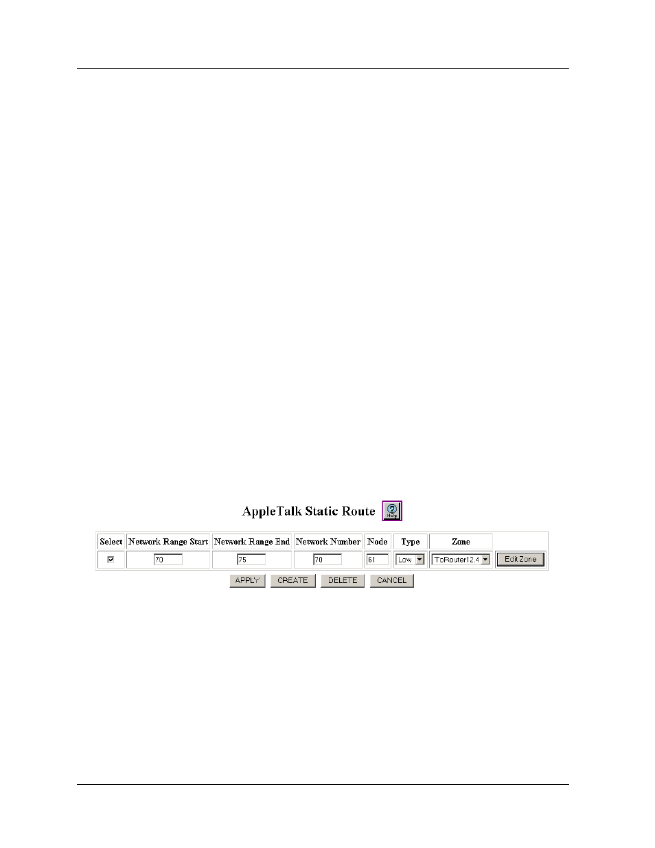Deleting an appletalk static route, Deleting an appletalk static route -15, Using the cli | Using the web agent | Avaya P580 User Manual | Page 521 / 760