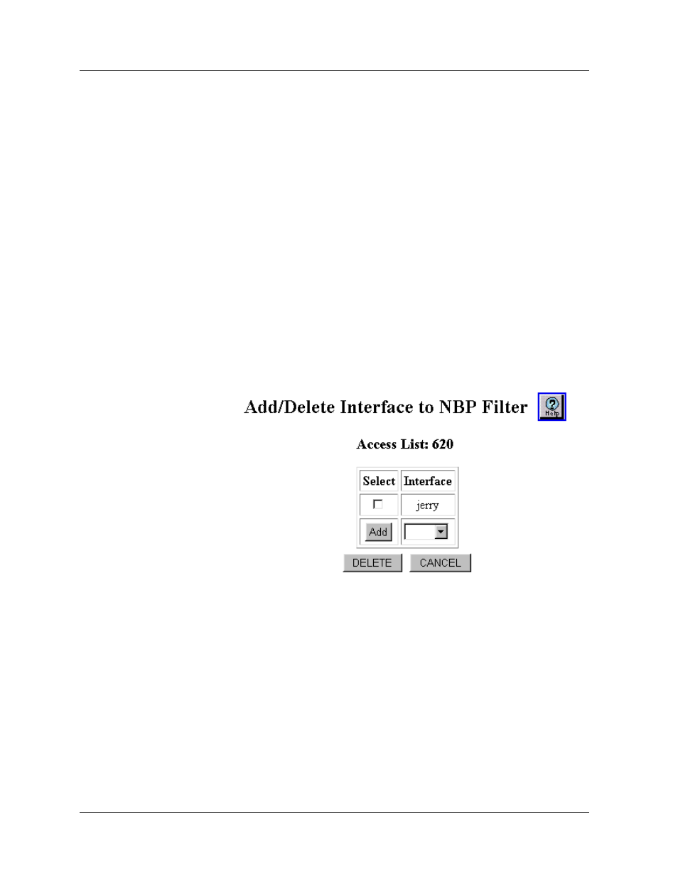 Adding or deleting interfaces to an nbp filter, Adding or deleting interfaces to an nbp filter -19, Using the web agent | Avaya P580 User Manual | Page 525 / 760