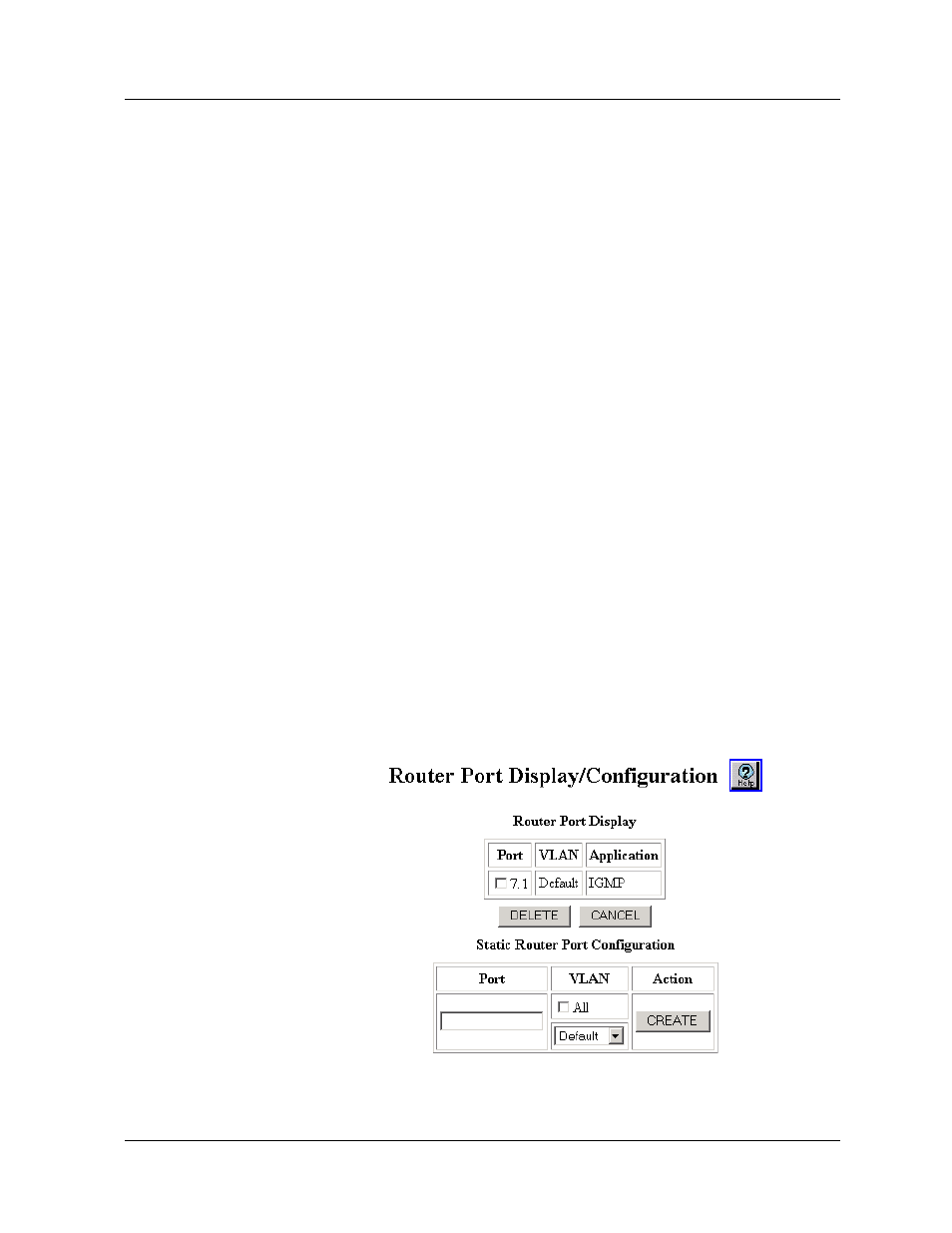 Displaying router ports, Displaying router ports -8, Using the cli | Using the web agent | Avaya P580 User Manual | Page 550 / 760