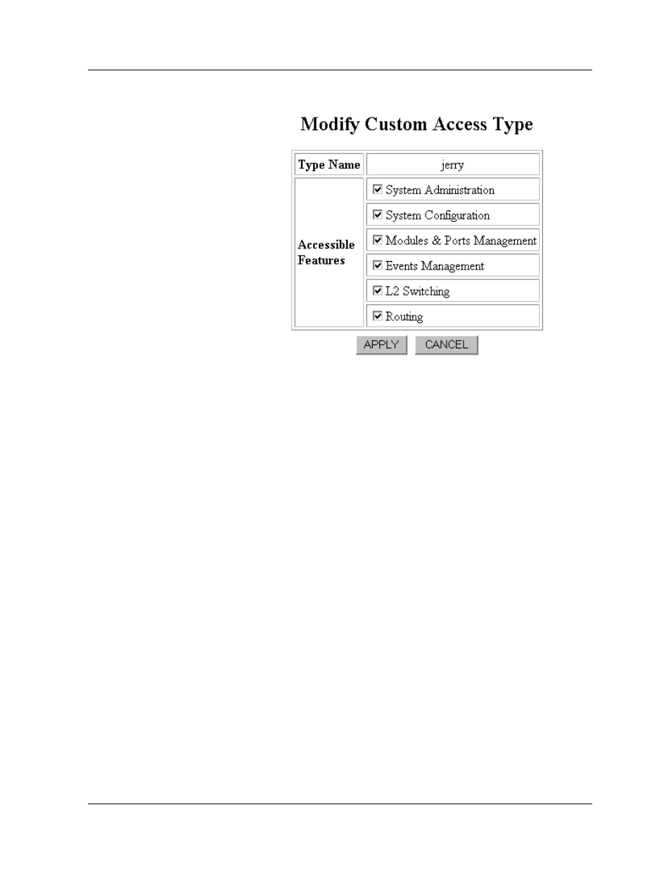 Deleting a custom access type, Deleting a custom access type -16 | Avaya P580 User Manual | Page 74 / 760