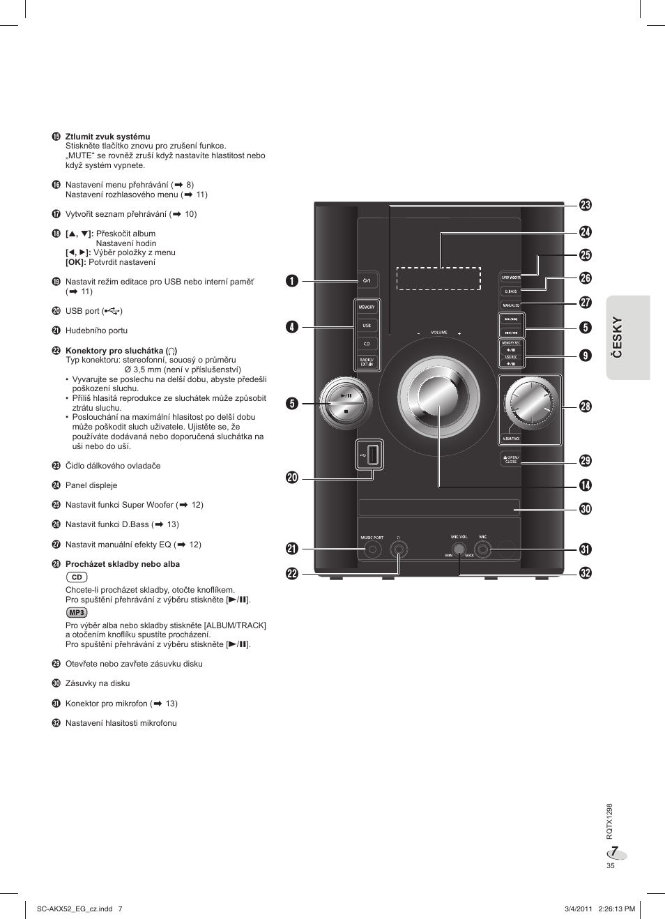 Panasonic SCAKX52EG User Manual | Page 35 / 44