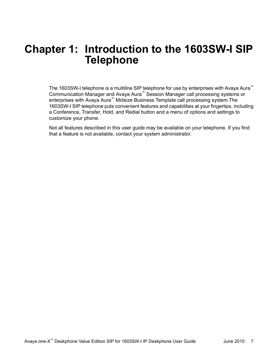 Avaya one-X 16-603578 User Manual | Page 7 / 30