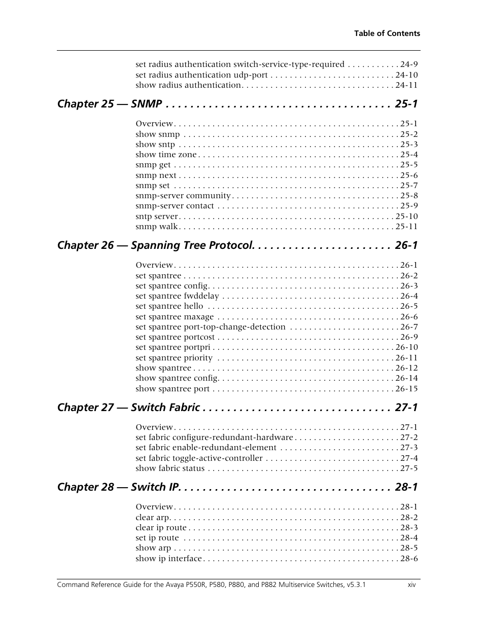 Avaya Cajun P550R User Manual | Page 14 / 679