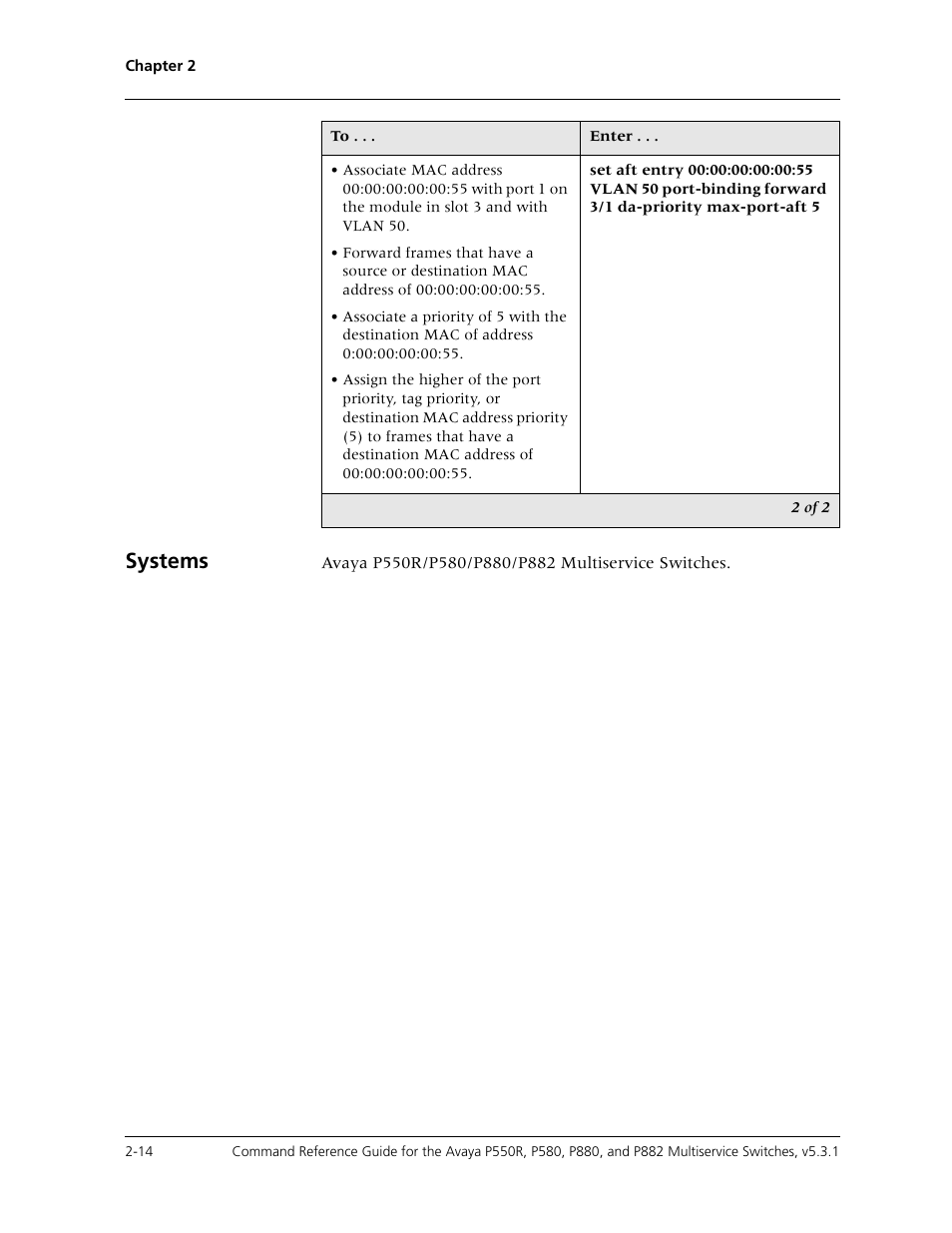 Systems | Avaya Cajun P550R User Manual | Page 37 / 679