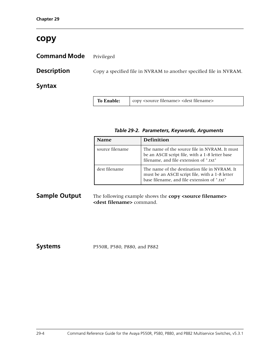 Copy, Copy -4 | Avaya Cajun P550R User Manual | Page 559 / 679