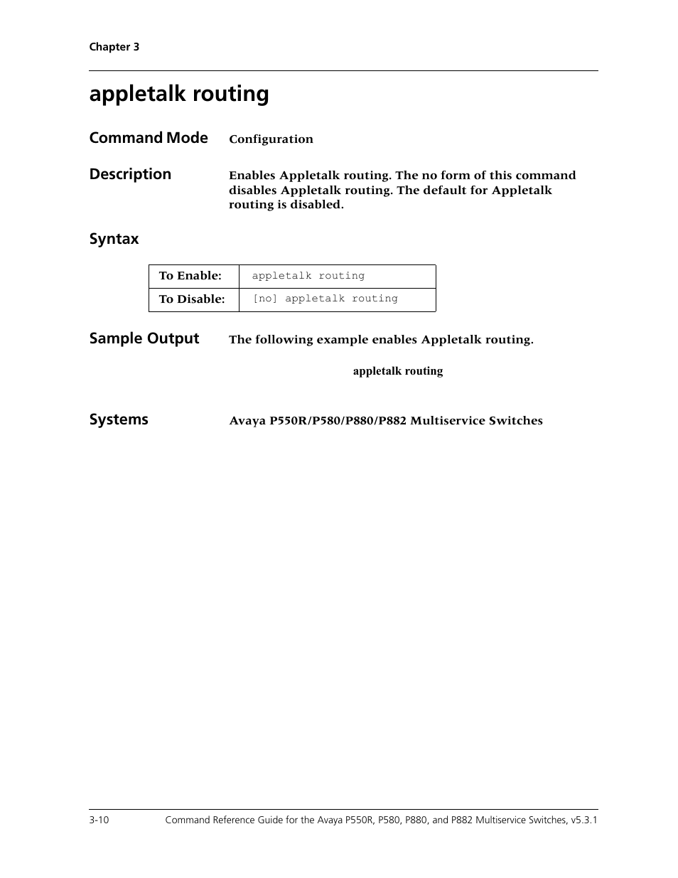 Appletalk routing, Appletalk routing -10 | Avaya Cajun P550R User Manual | Page 57 / 679