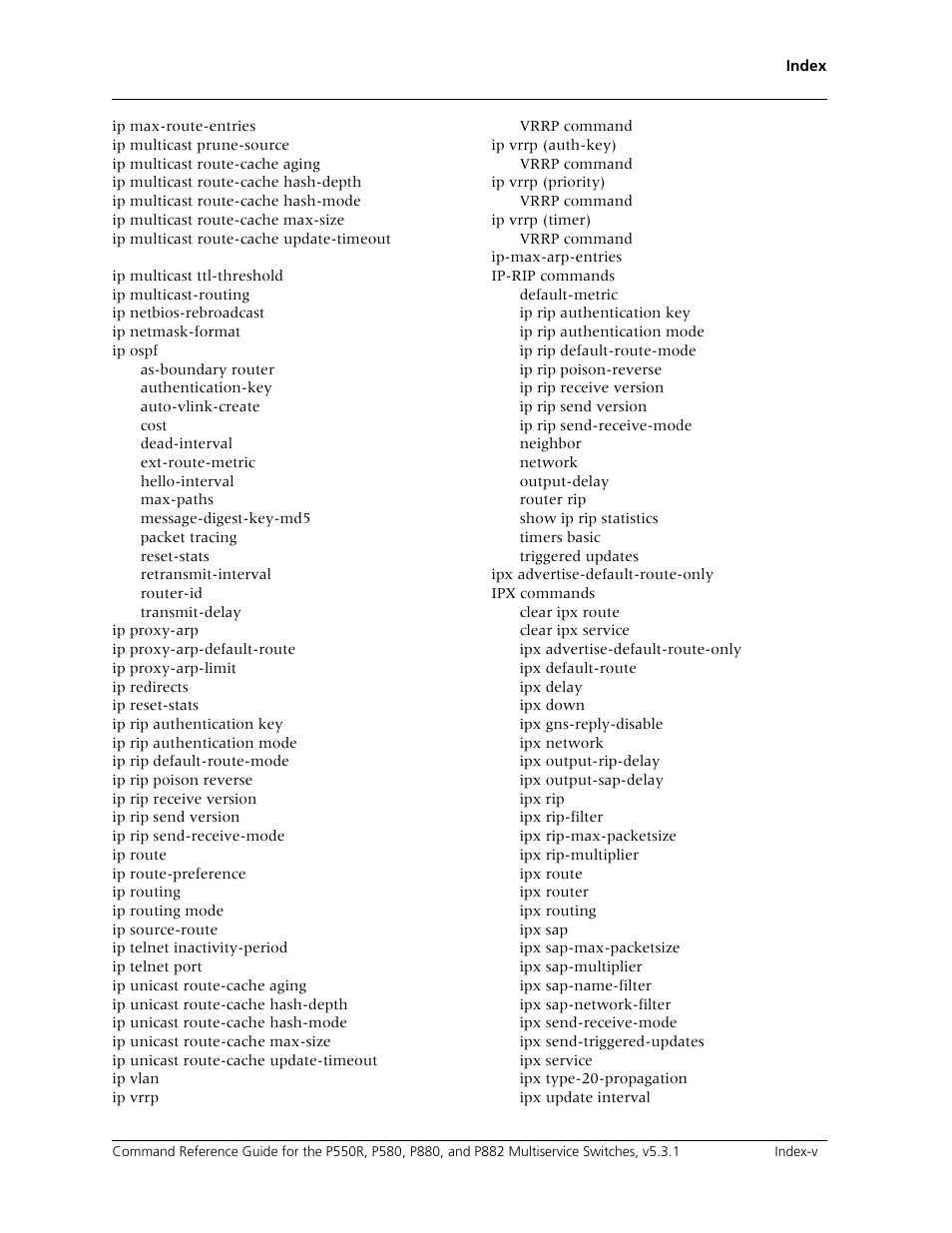 Avaya Cajun P550R User Manual | Page 672 / 679