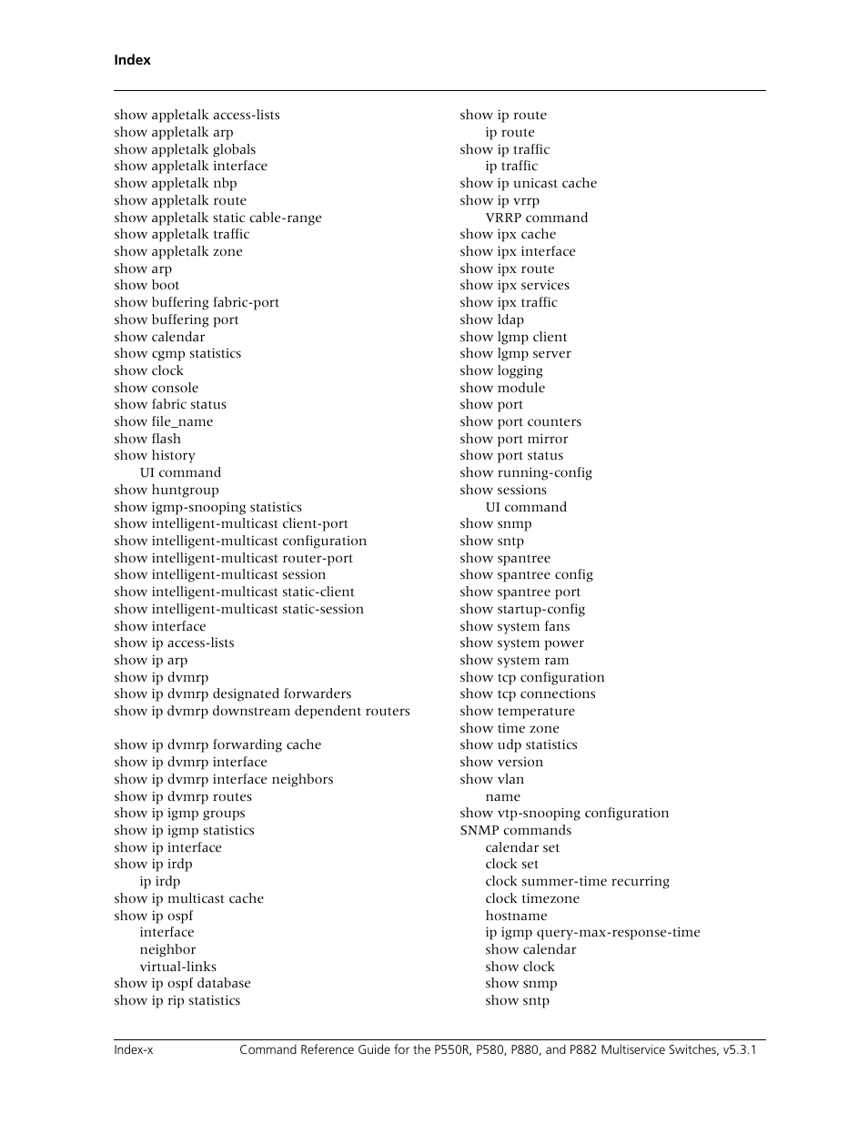 Avaya Cajun P550R User Manual | Page 677 / 679