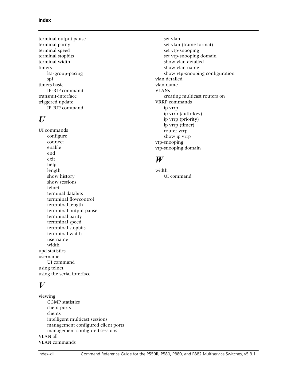 Avaya Cajun P550R User Manual | Page 679 / 679