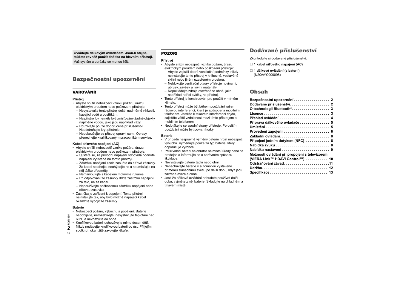 Panasonic SCHTE80EG User Manual | Page 28 / 76