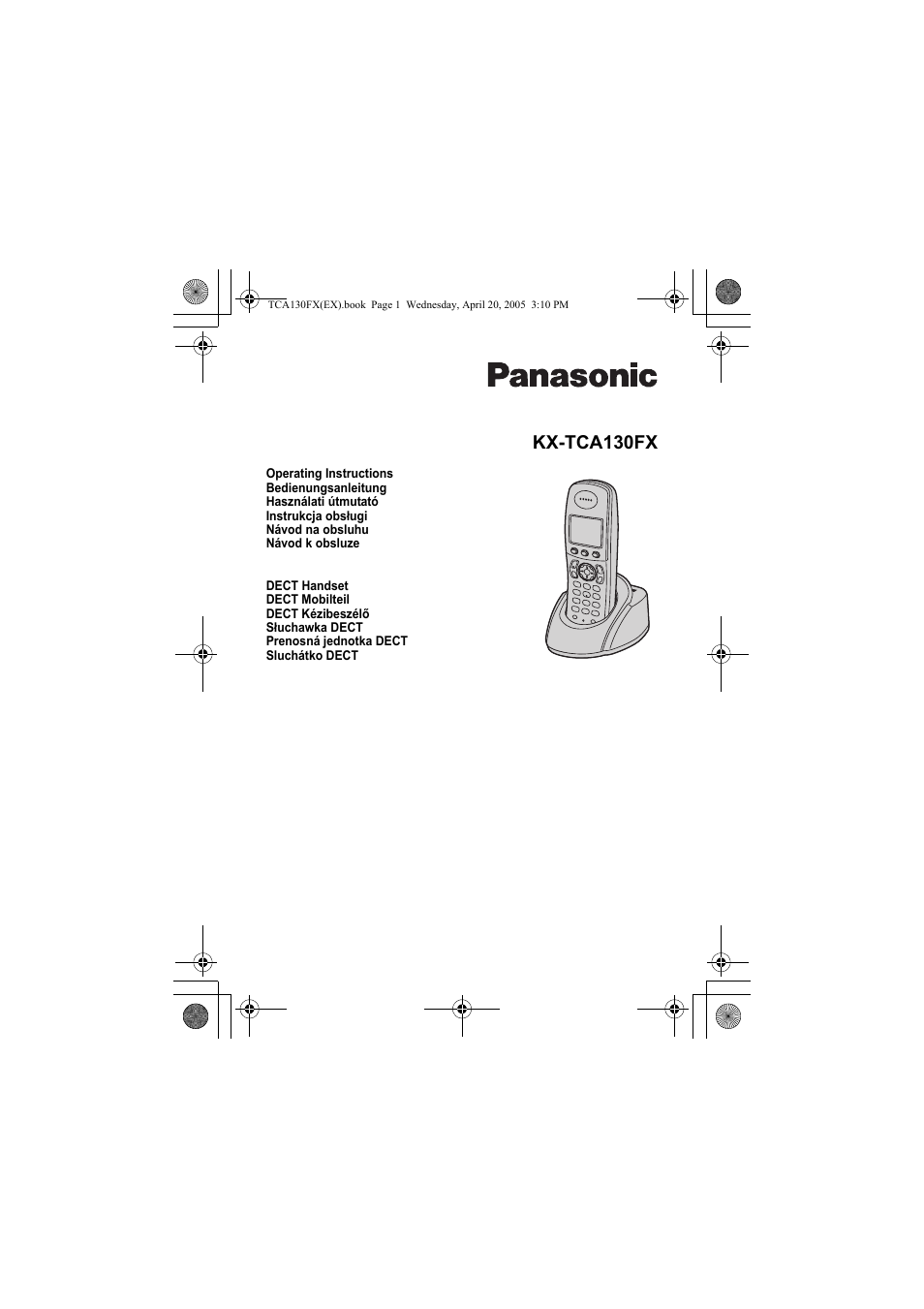 Panasonic KXTCA130FX User Manual | 32 pages