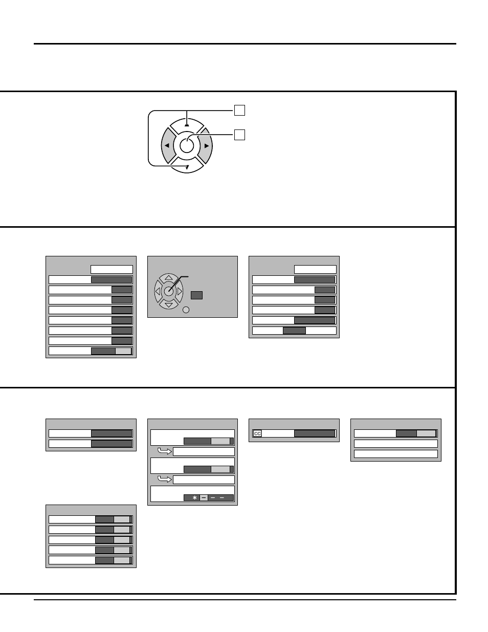 Organigrama de menús de televisión | Panasonic TC15LT1 User Manual | Page 15 / 36