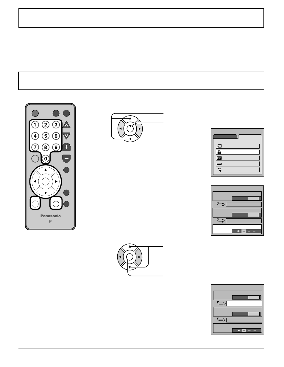 Función de bloqueo | Panasonic TC15LT1 User Manual | Page 26 / 36
