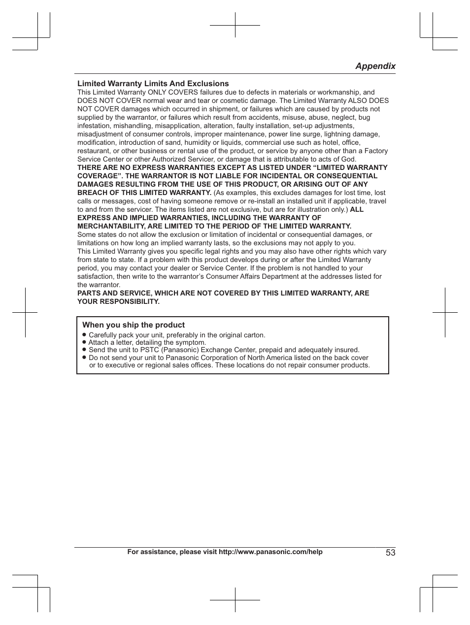 Panasonic KXTG6672 User Manual | Page 53 / 56