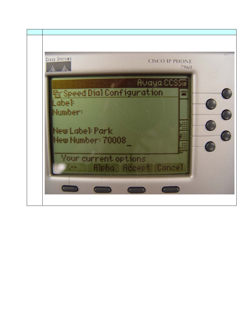 Avaya 7960 User Manual | Page 32 / 35