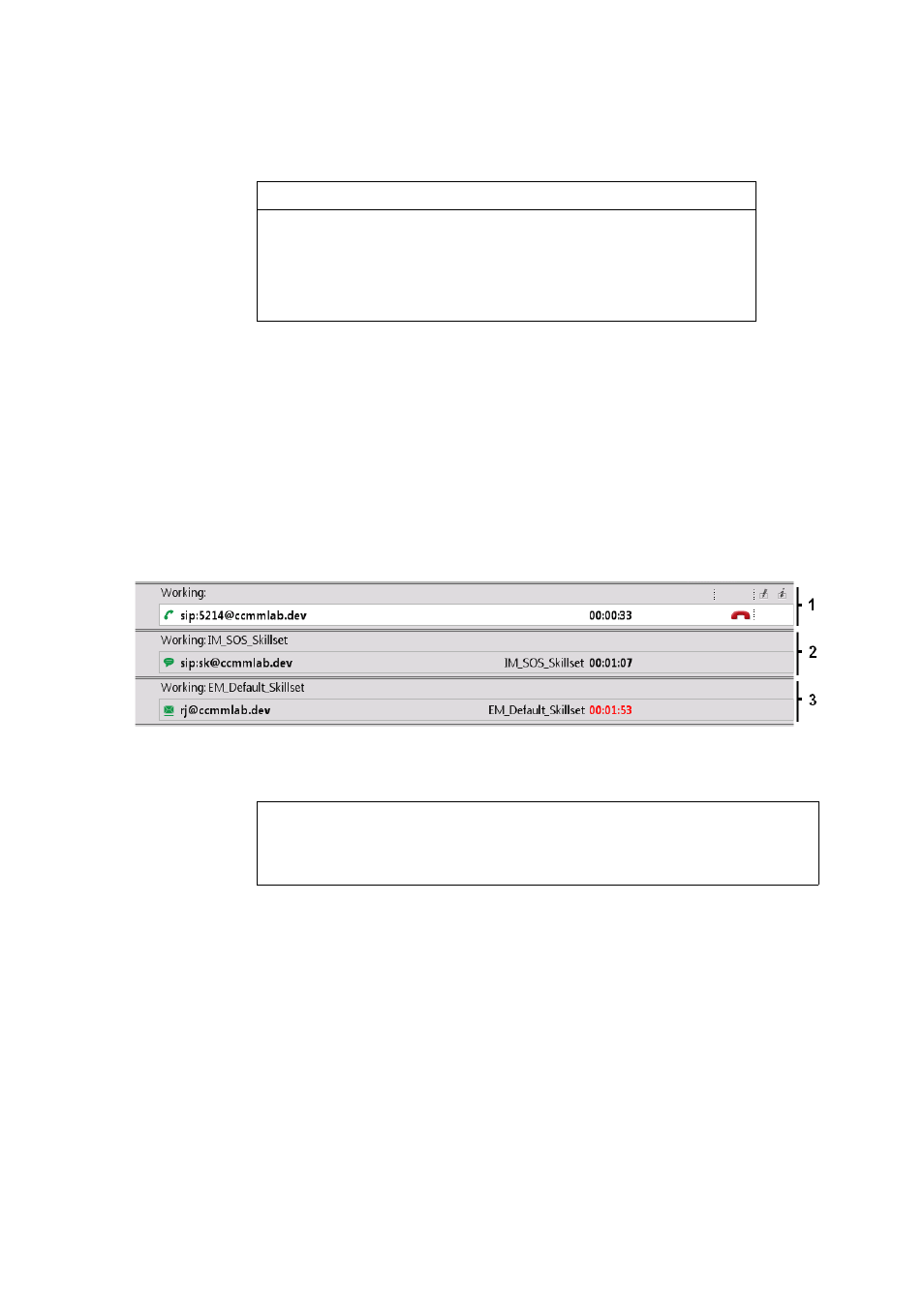 Work list window, Work list window 15 | Avaya Aura Agent NN44400-114 User Manual | Page 15 / 130