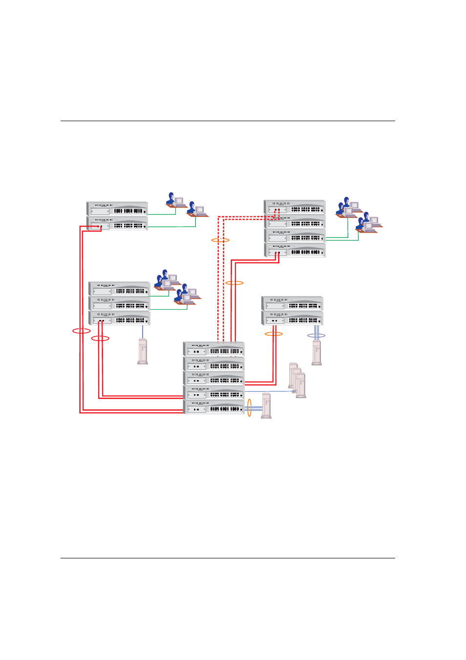 Application 2, Figure 2.2, Avaya p330 stacks with an avaya 330 backbone | Avaya P333T User Manual | Page 22 / 182