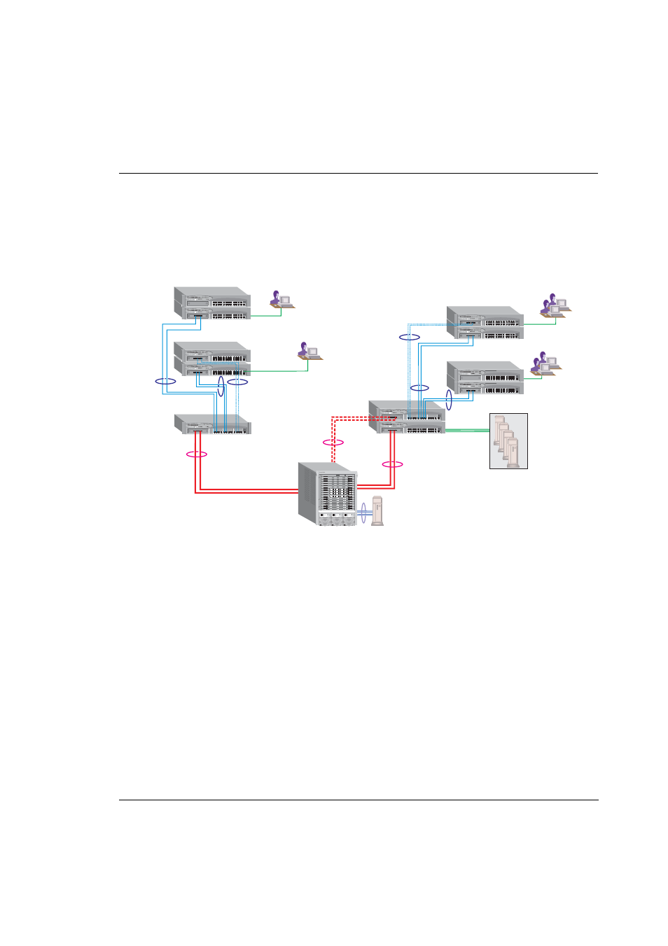 Application 3, Figure 2.3, Avaya p332mf with an avaya p882 backbone | Avaya p880 | Avaya P333T User Manual | Page 23 / 182