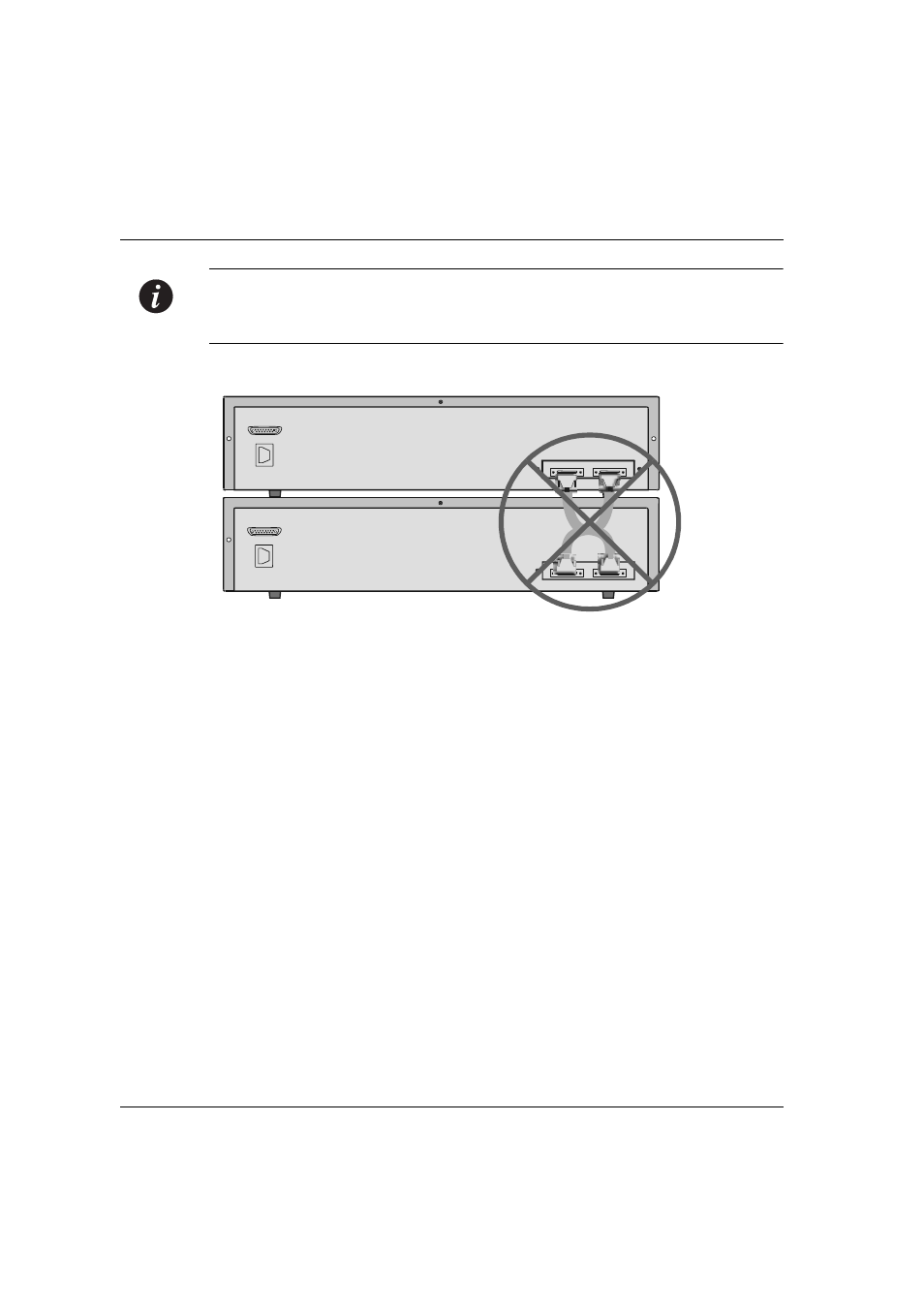 Figure 4.2, Incorrect stack connection | Avaya P333T User Manual | Page 38 / 182