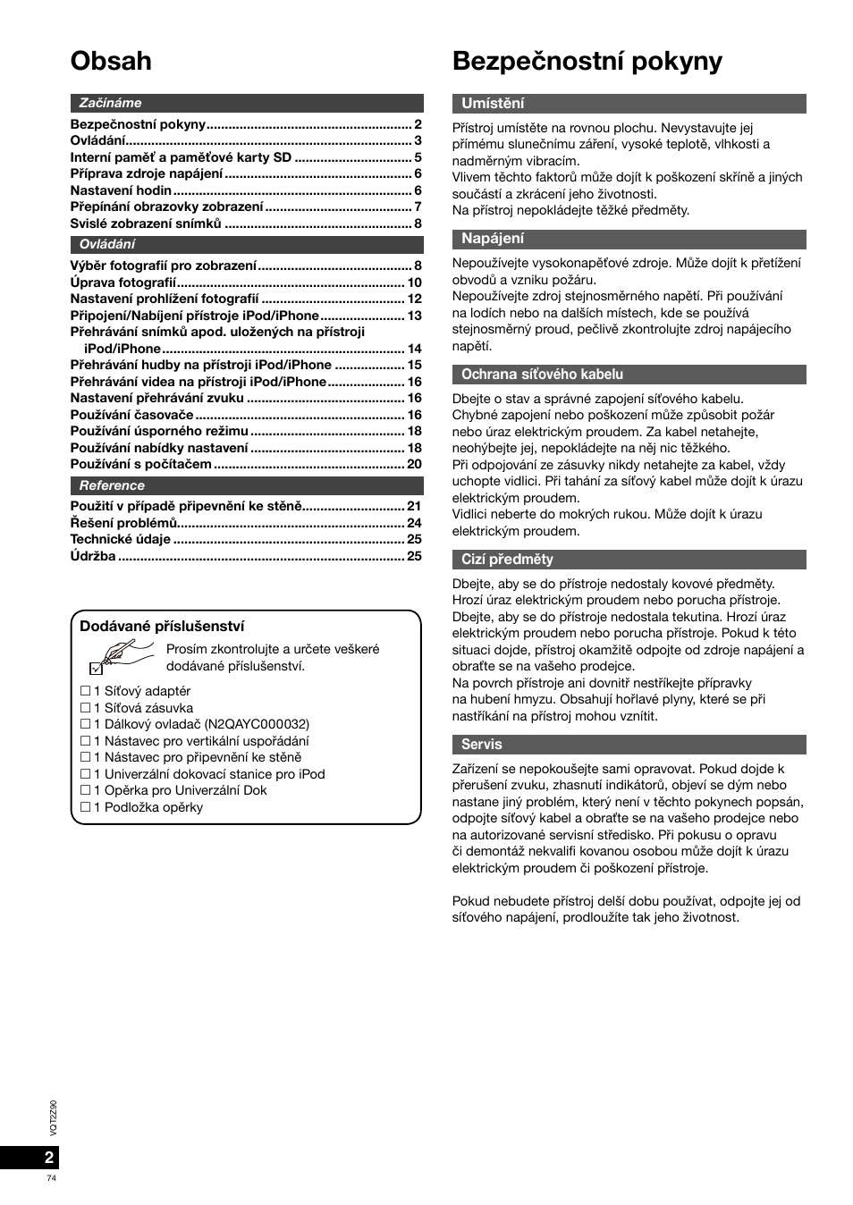 Panasonic MW20EG User Manual | Page 74 / 124