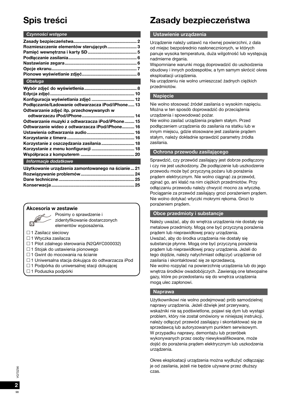 Panasonic MW20EG User Manual | Page 98 / 124