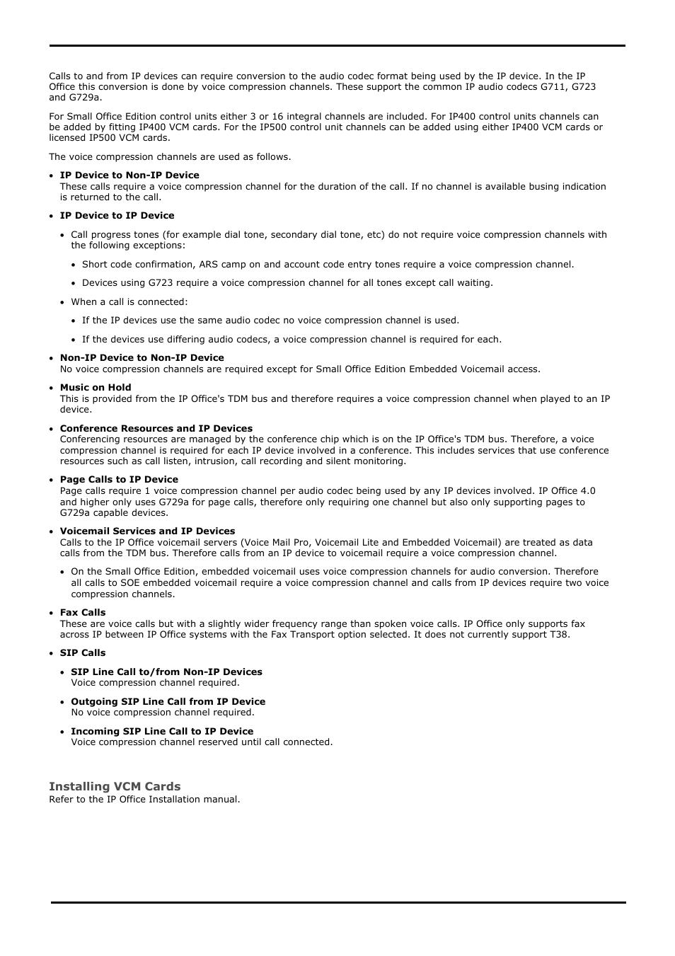 Voice compression, 9 voice compression, Voice compression channels | Voice compression module | Avaya IP Office 4.2 User Manual | Page 16 / 88