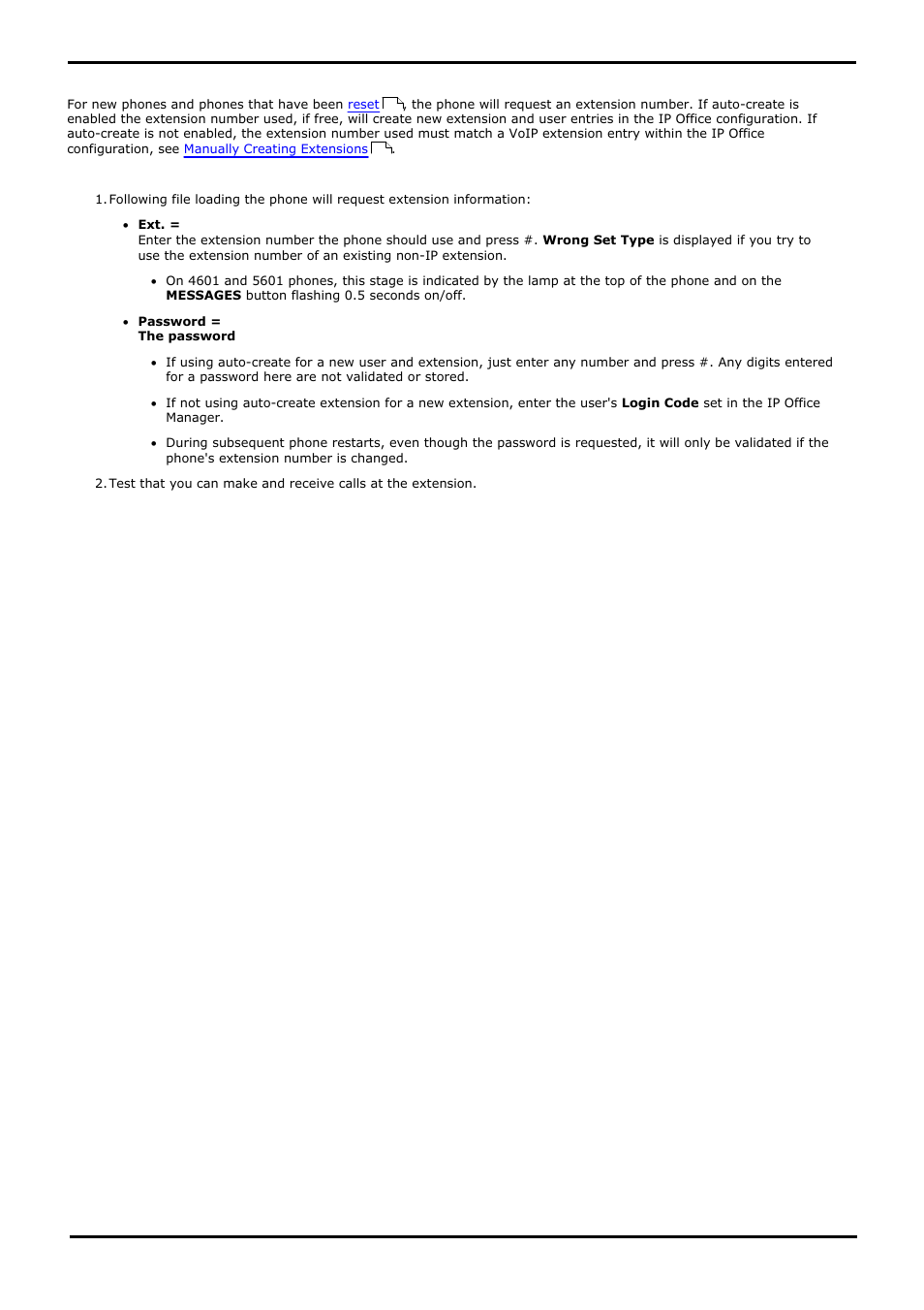 Phone registration, 5 phone registration | Avaya IP Office 4.2 User Manual | Page 34 / 88