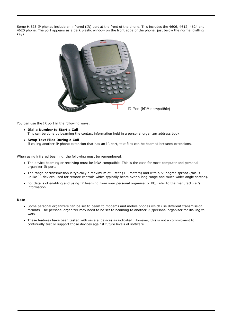 Infrared dialling | Avaya IP Office 4.2 User Manual | Page 62 / 88