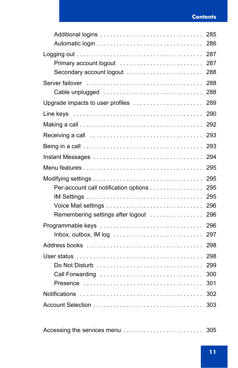 Avaya 1140E IP User Manual | Page 11 / 418