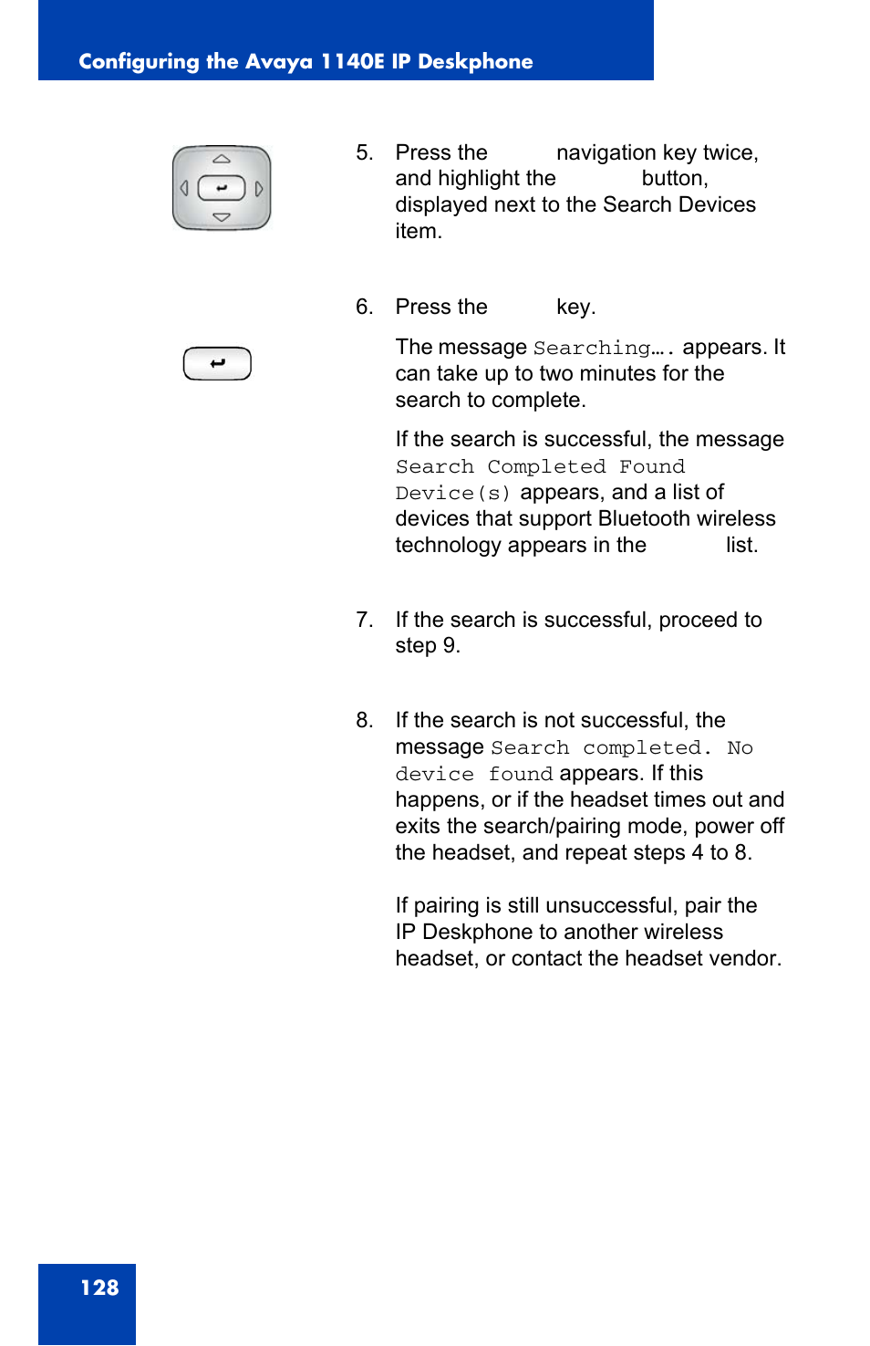 Avaya 1140E IP User Manual | Page 128 / 418