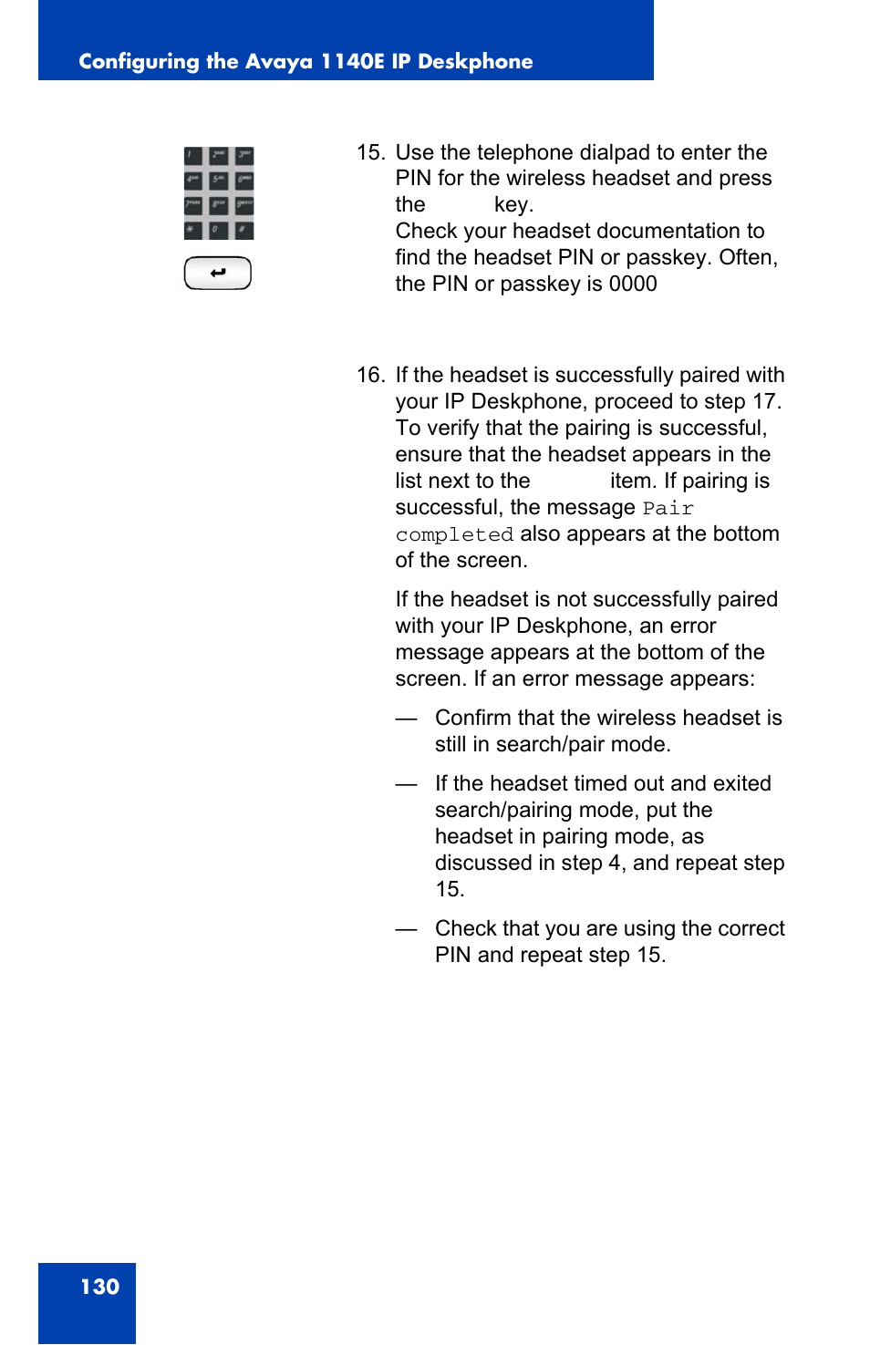 Avaya 1140E IP User Manual | Page 130 / 418