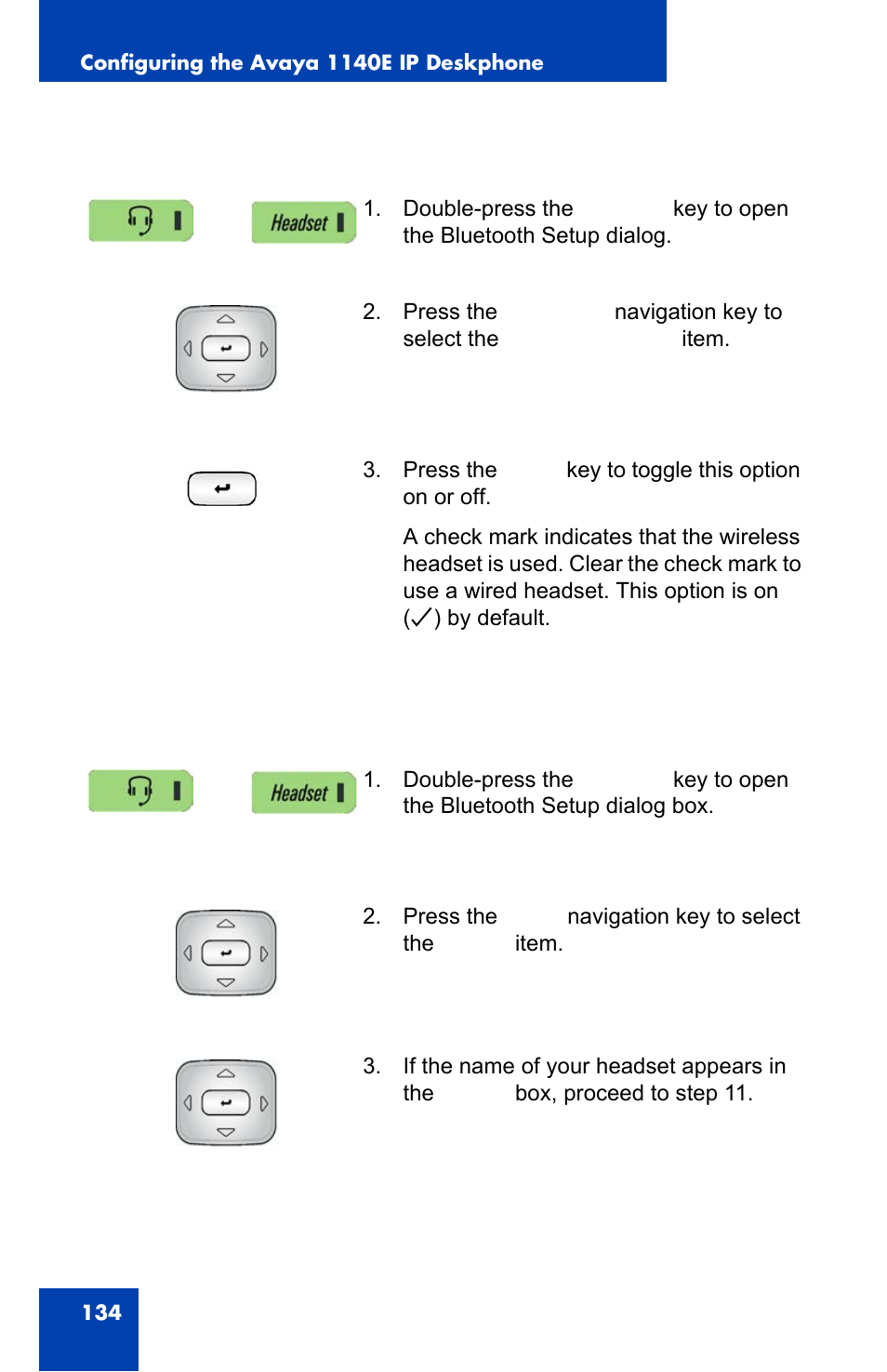 Avaya 1140E IP User Manual | Page 134 / 418