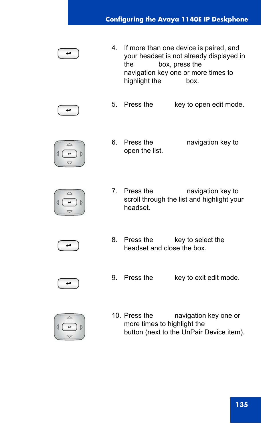 Avaya 1140E IP User Manual | Page 135 / 418