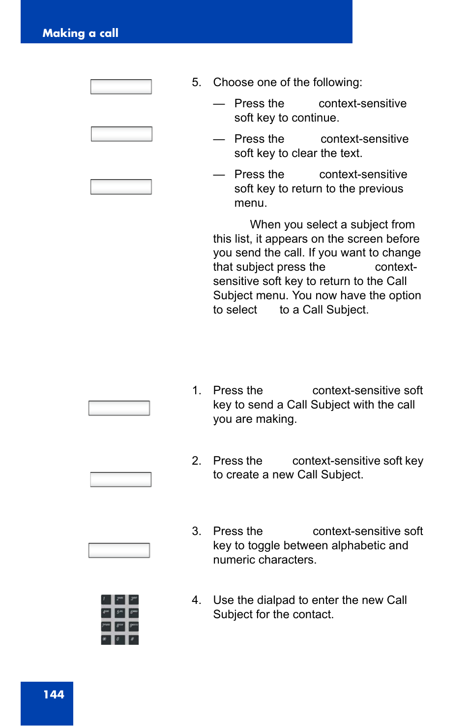 Save clear back, Subject | Avaya 1140E IP User Manual | Page 144 / 418