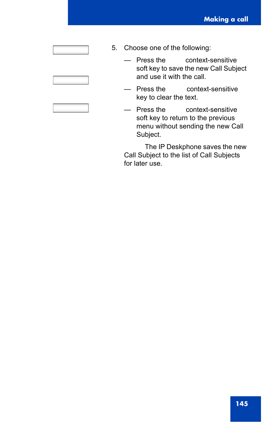 Save clear back | Avaya 1140E IP User Manual | Page 145 / 418