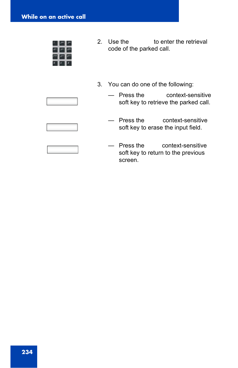 Retrve clear back | Avaya 1140E IP User Manual | Page 234 / 418