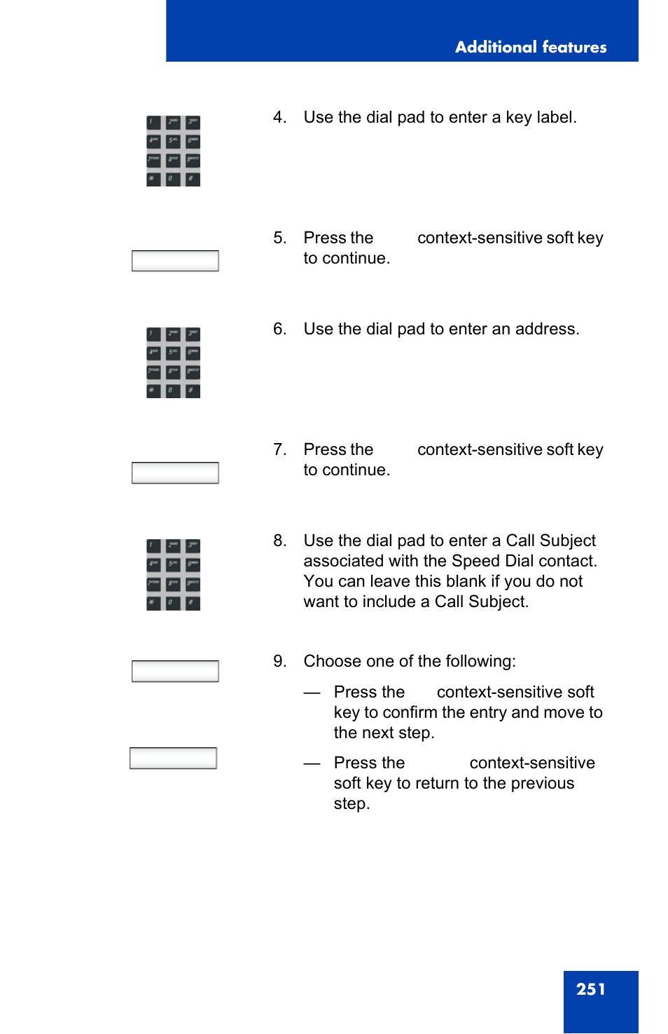 Next, Ok cancel | Avaya 1140E IP User Manual | Page 251 / 418