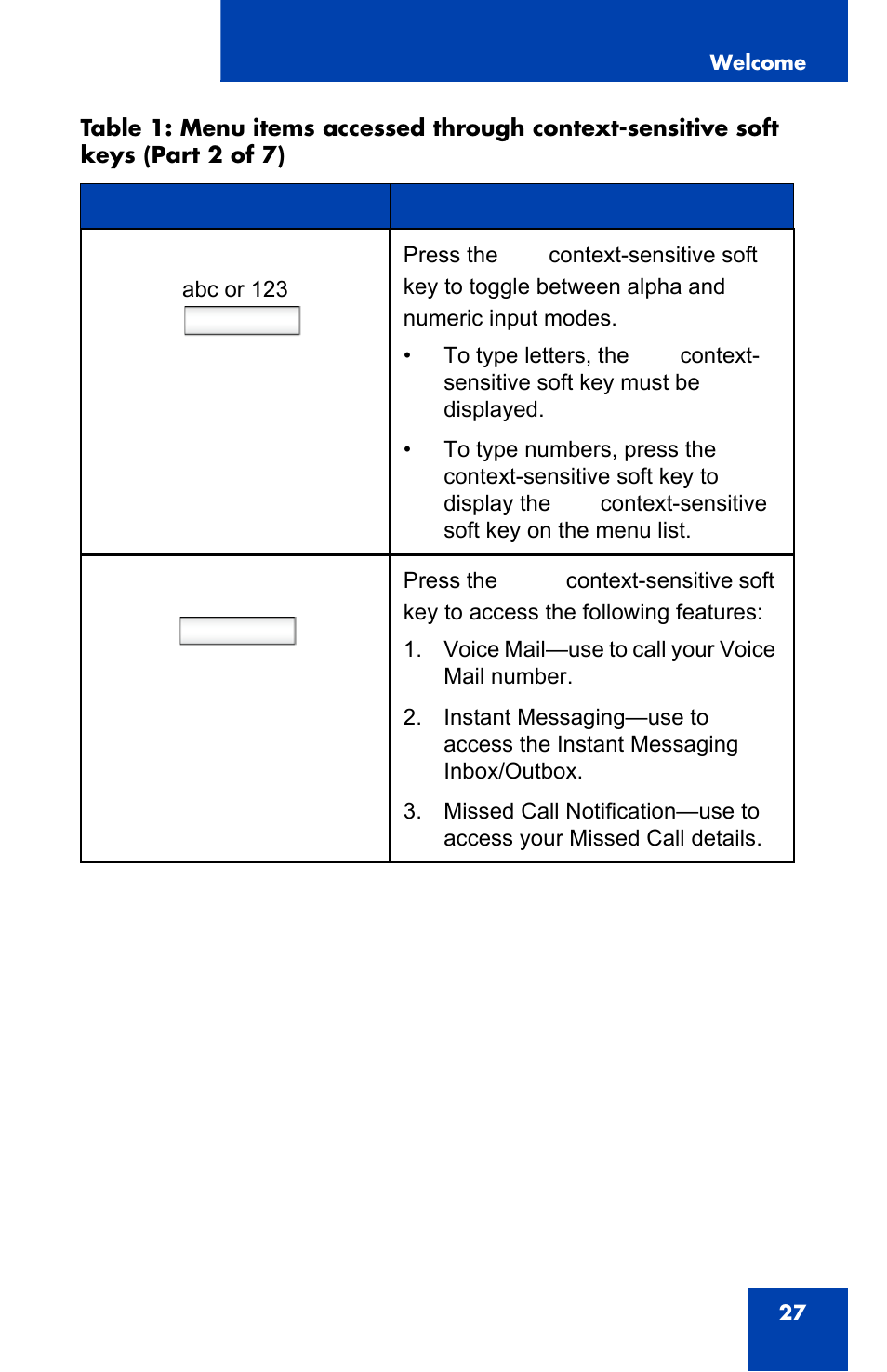 Msgs | Avaya 1140E IP User Manual | Page 27 / 418