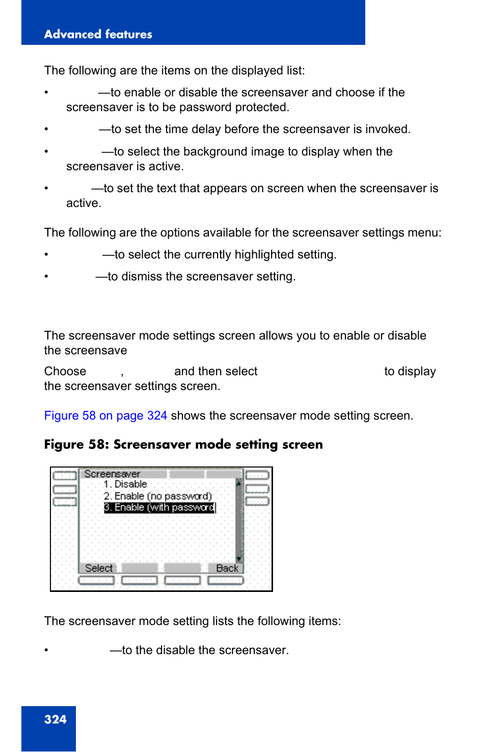 Avaya 1140E IP User Manual | Page 324 / 418