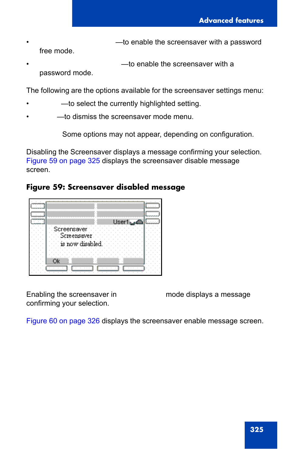 Avaya 1140E IP User Manual | Page 325 / 418