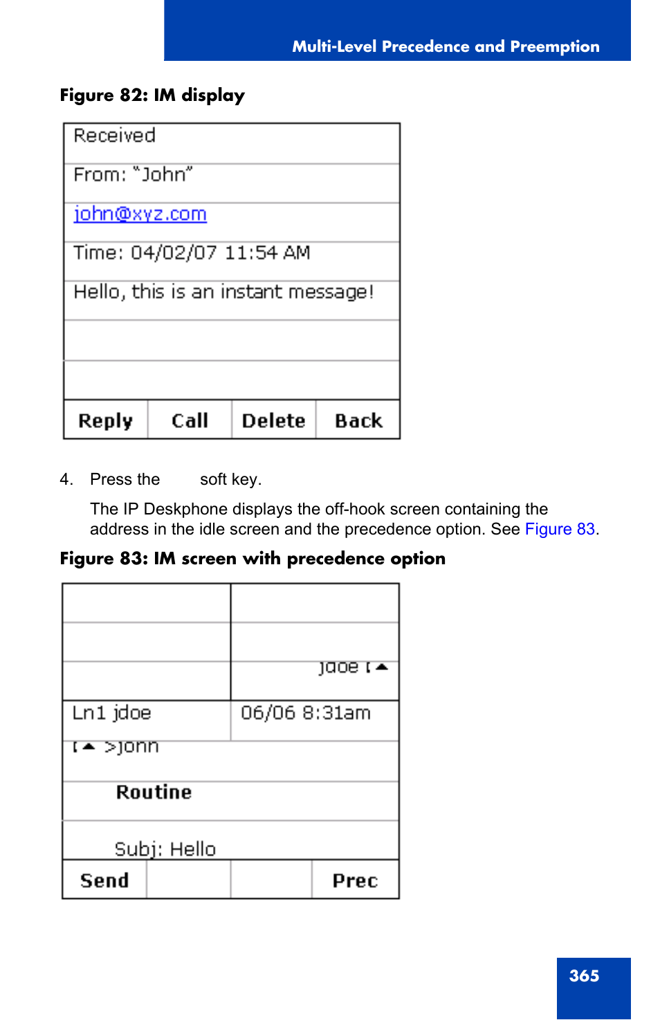 Avaya 1140E IP User Manual | Page 365 / 418